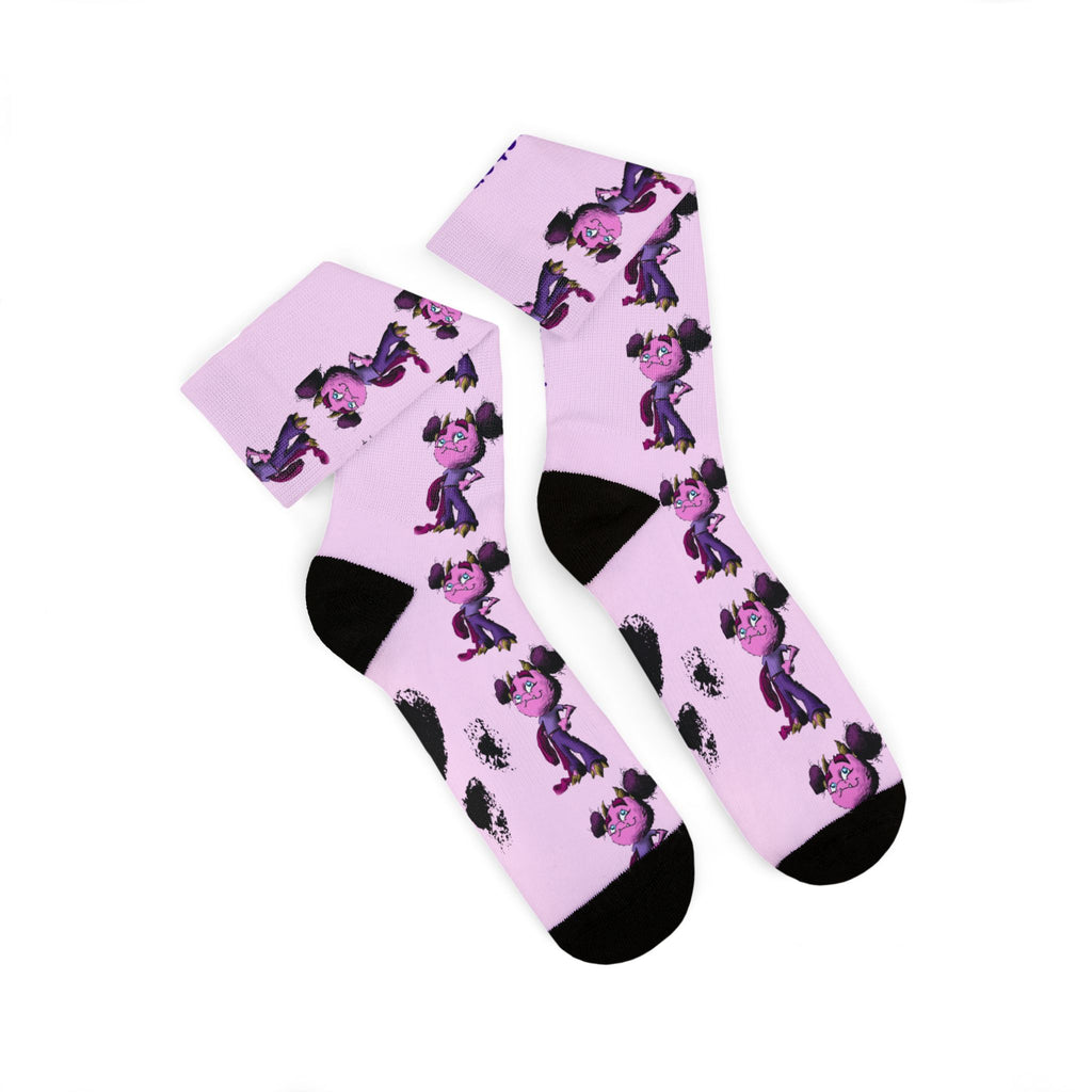 Francine the Monster Sublimation Socks