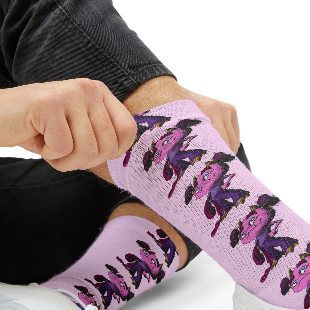 Francine the Monster Sublimation Socks