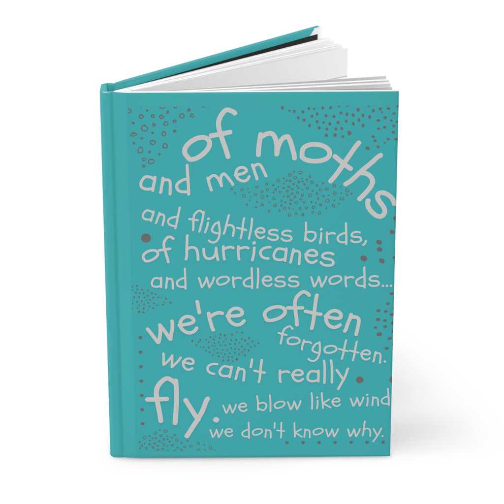 Of Moths and Men Hardcover Journal Matte