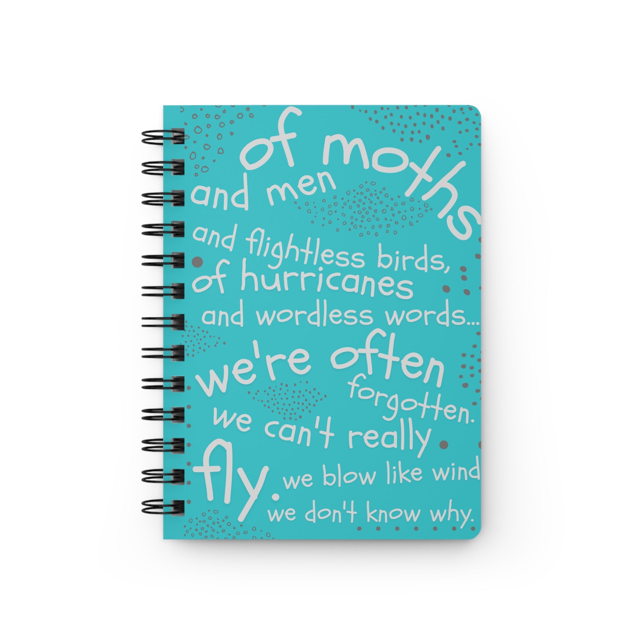Of Moths and Men Spiral Bound Journal